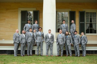 Best Professional Luxury Dream Wedding Photographer Groomsmen Classic Photo Outdoor at Houmas House Plantation Louisiana 79