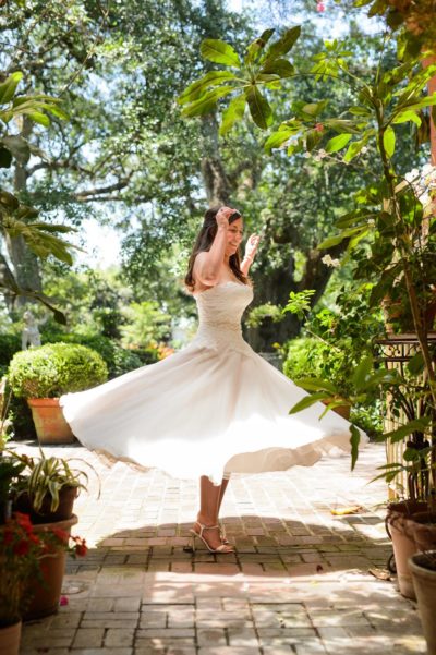 Best Professional Luxury Dream Wedding Bridal Portrait Outdoors at Houmas House Louisiana Plantation Photo 16