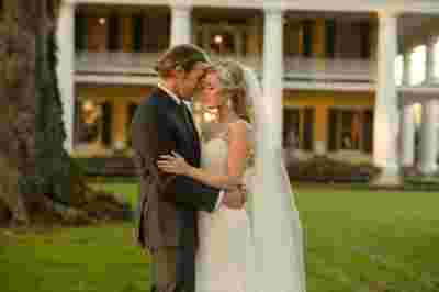 Best Professional Luxury Wedding Photo Bride Groom Hug Outdoors Houmas House Louisiana Plantation 63