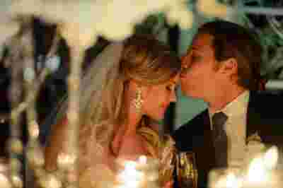 Best Dreamy Wedding Photo of Light Kiss at Nighttime Houmas House Louisiana Plantation Wedding 67