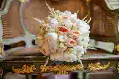 Best Professional Luxury Dream Wedding Venue Floral Arrangement Photography Rose Gold Bouquet at Nottoway Plantation 1