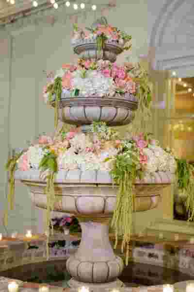 Best Proffesional Luxury Dream Wedding Floral Fountain Photography at Nottoway Plantation Louisiana 26