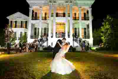Best Professional Luxury Dream Wedding Couple Outdoor Night Photography at Nottoway Plantation 59