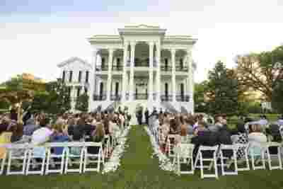 Best Professional Luxury Dream Wedding Venue Photography Outdoor Ceremony at Nottoway Plantation Louisiana 67